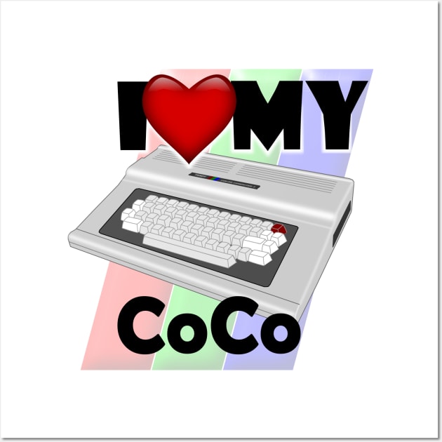 I love my CoCo background Wall Art by sgarciav